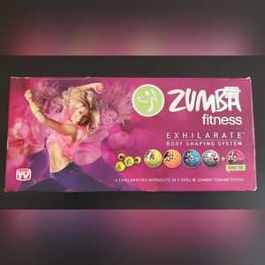 Zumba Fitness Exhilarate Body Shaping 5 DVD Weight Loss Cardio System